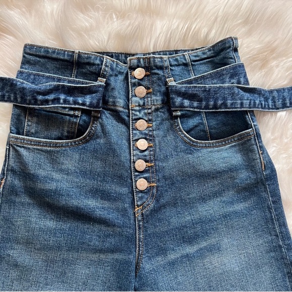 New! VERONICA BEARD Marlene Corset High Rise Jeans - Picture 9 of 13